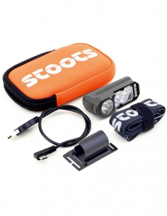 Lampe frontale STOOTS OPALO 3 RAID VTT Puissante Noir 2